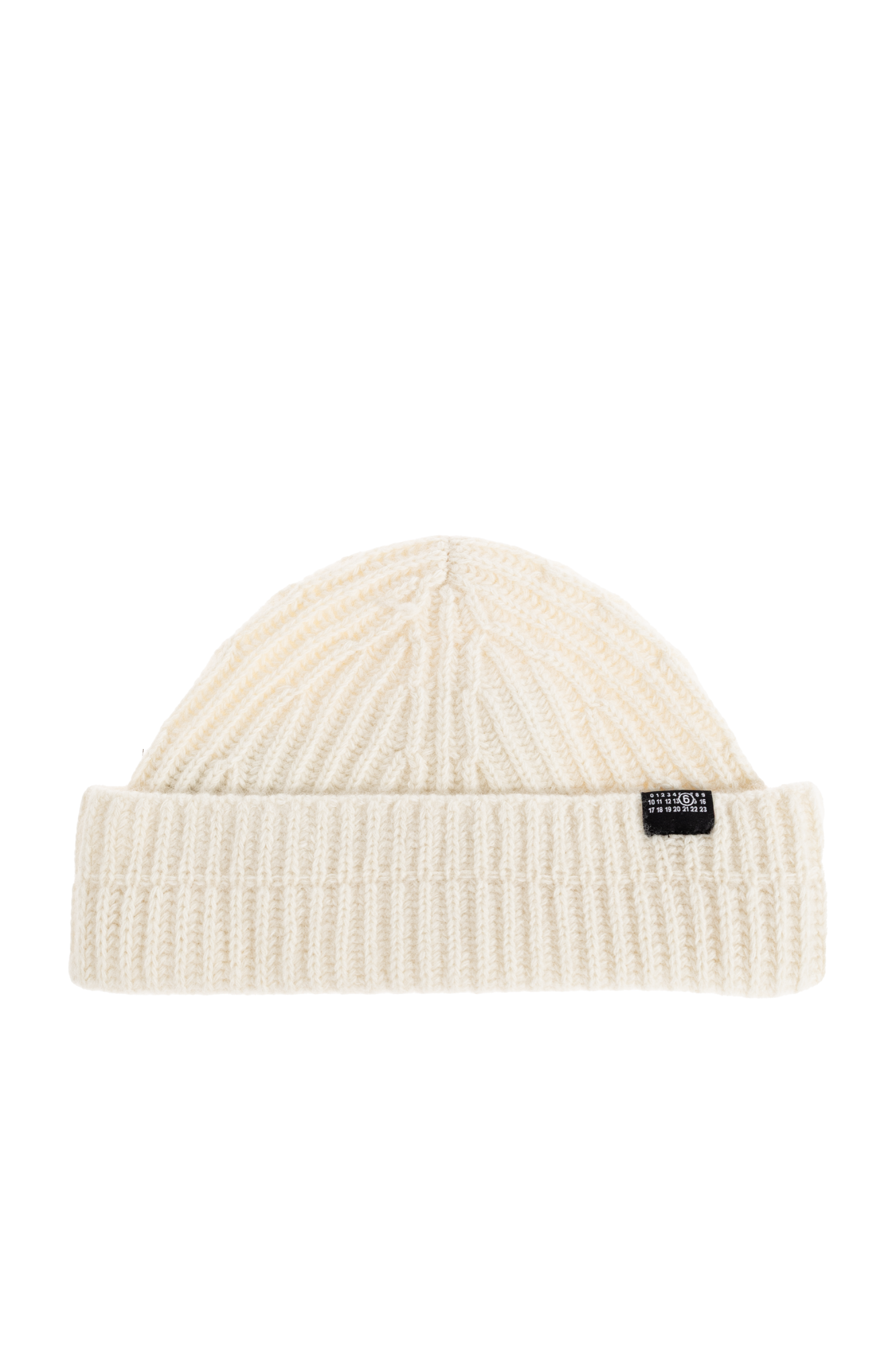 MM6 Maison Margiela Wool beanie with logo patch | Men's | Vitkac